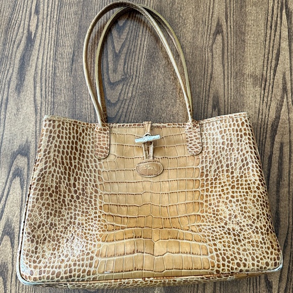 Longchamp Roseau Leather Tote - Picture 1 of 13
